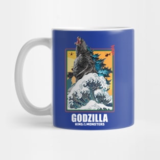 giant monsters big wave Mug